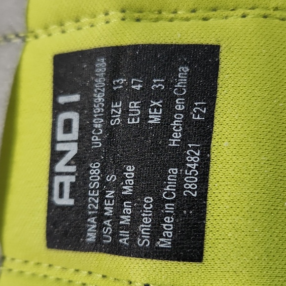 And1 slip-ons size 13 - Picture 3 of 3